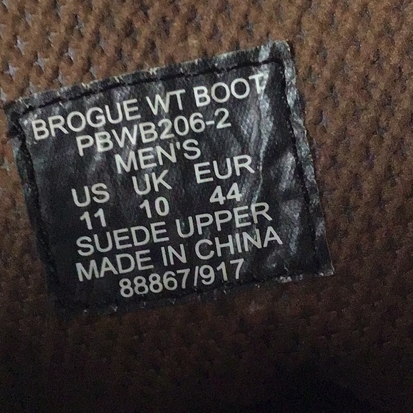 Penguin Brown Wingtip Brogue Suede Men’s Chukka Boots Size 11  Original Penguin - Picture 5 of 5